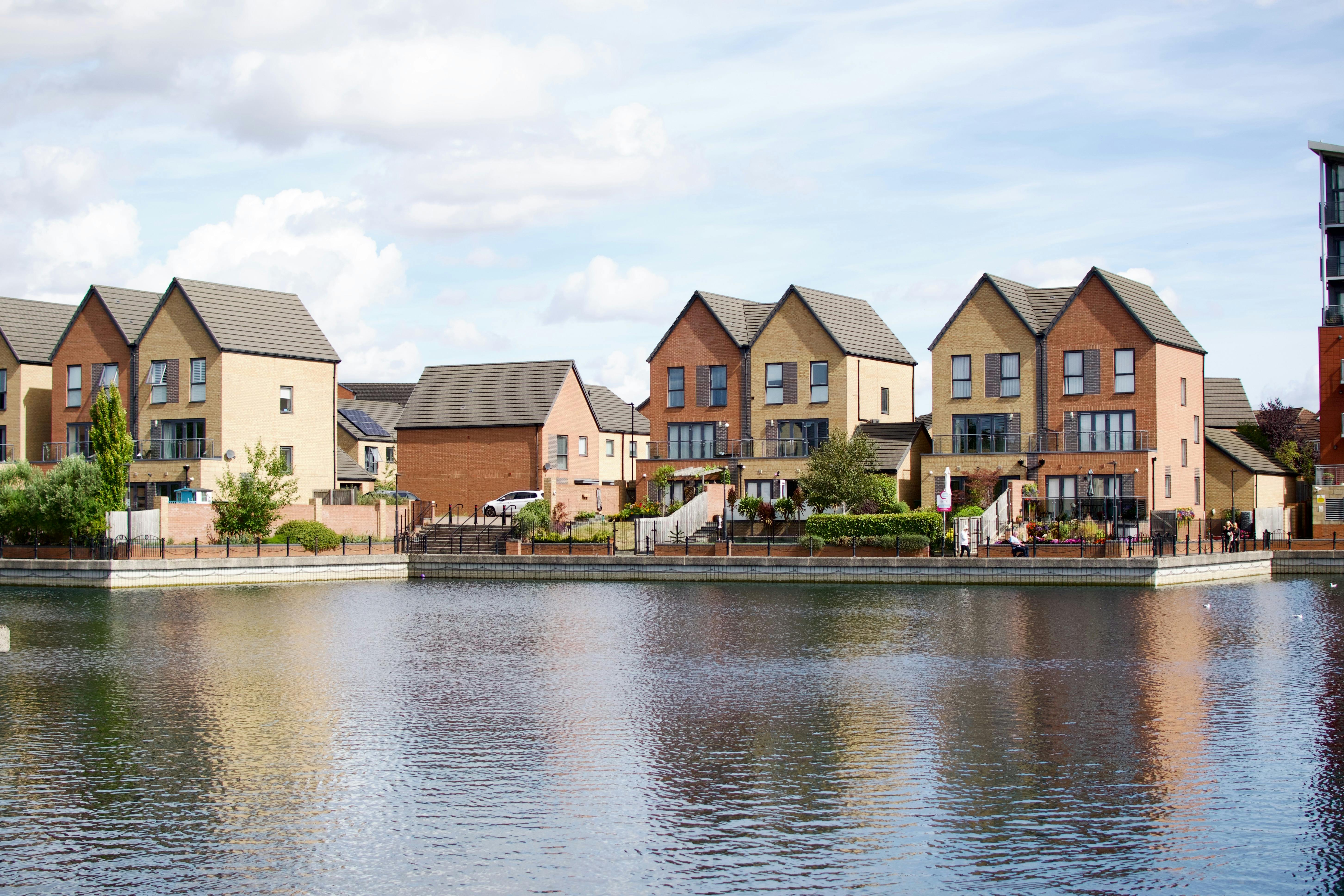 Beautiful townhouses on the water
